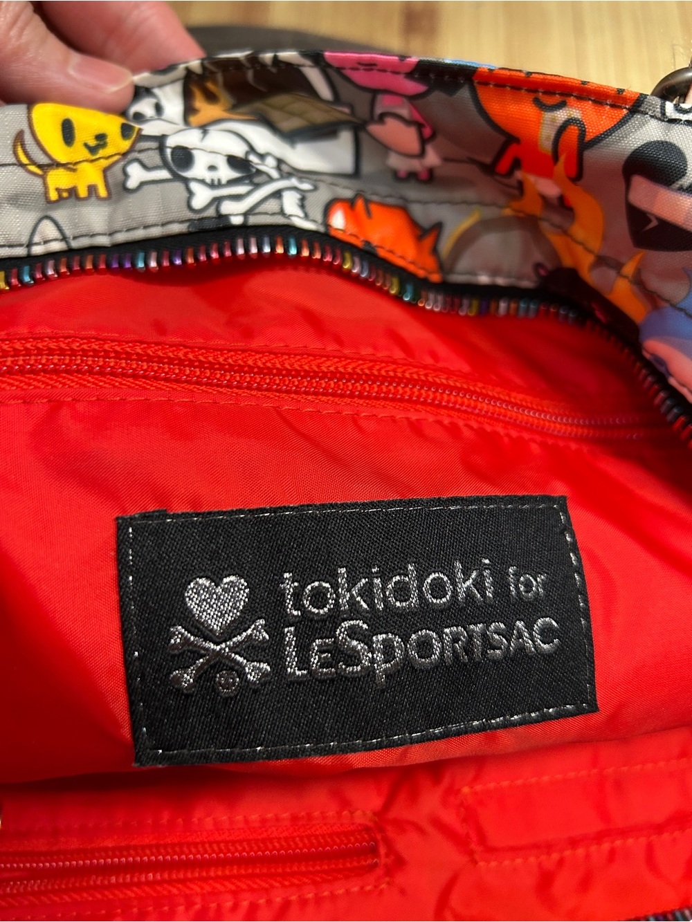 Vintage Tokidoki for LeSportsac Buon Viaggio Inferno Tote Bag - Picture 12 of 14